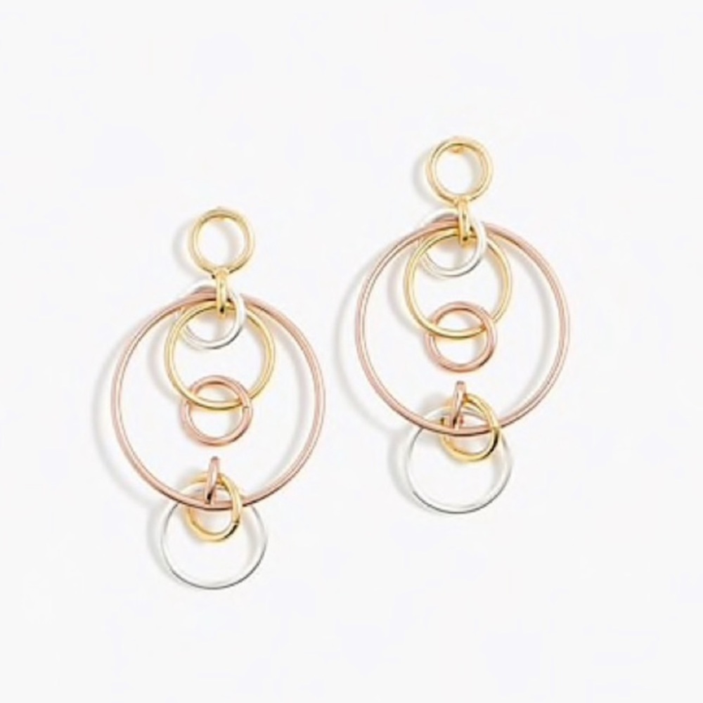 J.Crew Mixed Metal Earrings